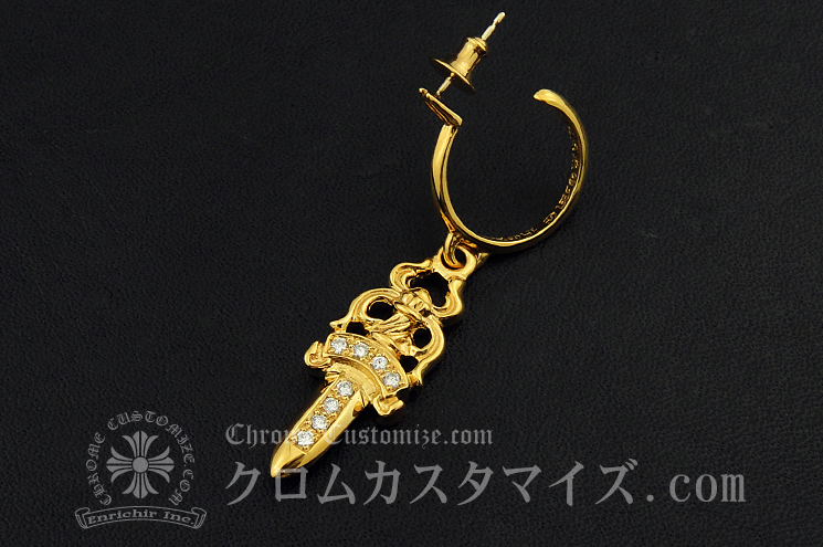 クロムハーツ 22k ダガーピアス www.krzysztofbialy.com