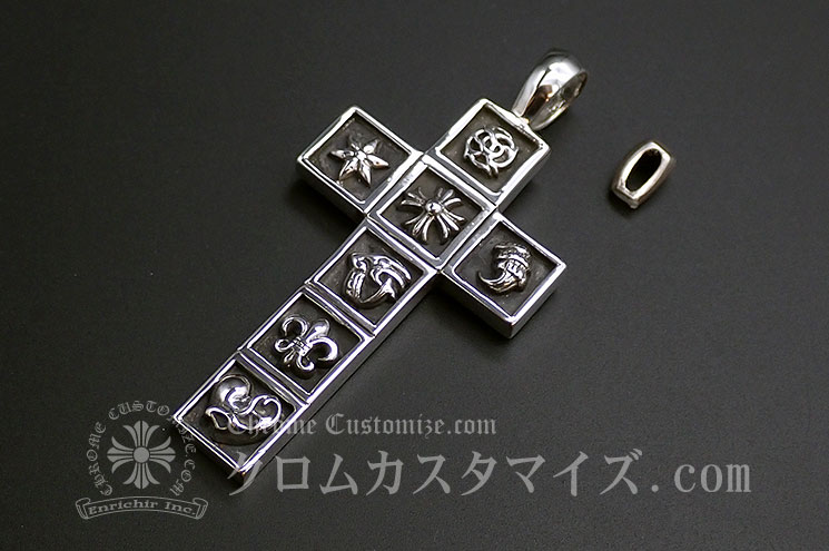 ☆クロムハーツ☆　マルチフレームドクロスペンダント/シルバーネックレストップアクセサリー