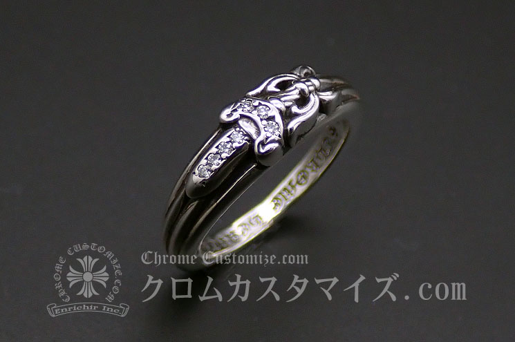 参考価格クロムハーツ/Chrome Hearts ベイビー クラシック ダガー リング 15号 SV925 シルバー 歌舞伎屋 20037130RS その他