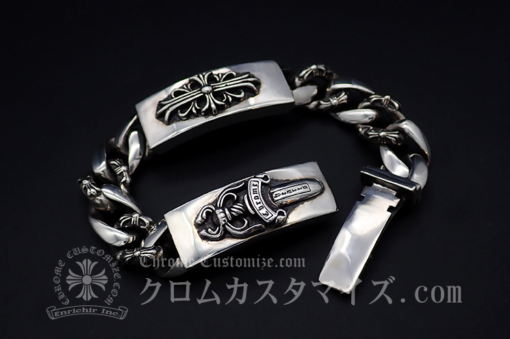 Chrome Hearts クロムハーツ ダブルIDブレスレット - ブレスレット