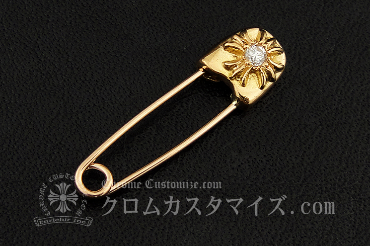 CHROME HEARTS(クロムハーツ)】22K セーフティピンネックレス (CHROME