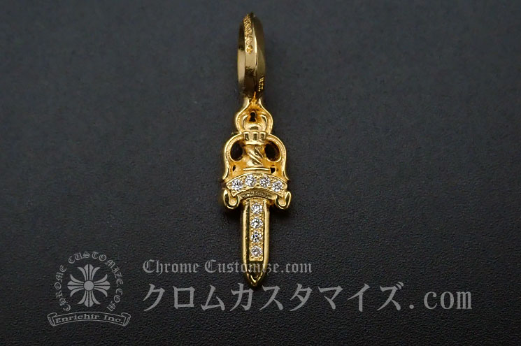 カスタム事例詳細 スタックダガーチャーム22K | クロムハーツ（chrome